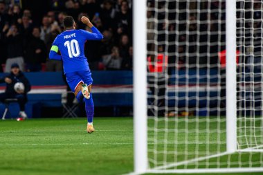 PARIS, FRANCE - 12 Kasım 2025: 2026 FIFA Dünya Kupası Avrupa Kalifiye Ligi Fransa 'nın Parc des Princes' te Ukrayna 'ya karşı oynadığı maç. 