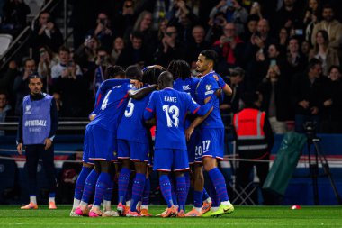 PARIS, FRANCE - 12 Kasım 2025: 2026 FIFA Dünya Kupası Avrupa Kalifiye Ligi Fransa 'nın Parc des Princes' te Ukrayna 'ya karşı oynadığı maç. 