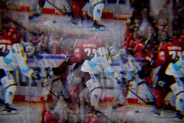 COLOGNE, ALMANY - 16 Kasım 2025: - IceHockey DeL maçı Koelner Haie - Lanxess Arena 'da Dresden Leowen