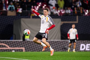 LEIPZIG, GERMANY - 17 Kasım 2025: Florian Wirtz - Dünya Kupası 2026 ön eleme karşılaşması Almanya ile Slovakya arasında Red Bull Arena 'da.
