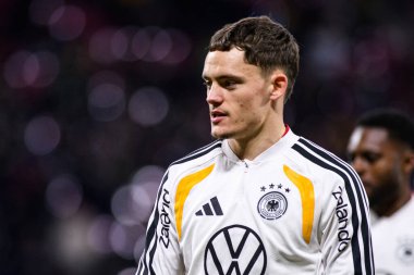 LEIPZIG, GERMANY - 17 Kasım 2025: Florian Wirtz - Dünya Kupası 2026 ön eleme karşılaşması Almanya ile Slovakya arasında Red Bull Arena 'da.