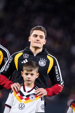 LEIPZIG, GERMANY - 17 Kasım 2025: Florian Wirtz - Dünya Kupası 2026 ön eleme karşılaşması Almanya ile Slovakya arasında Red Bull Arena 'da.