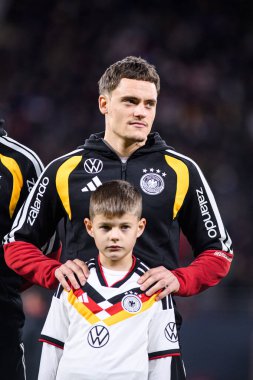 LEIPZIG, GERMANY - 17 Kasım 2025: Florian Wirtz - Dünya Kupası 2026 ön eleme karşılaşması Almanya ile Slovakya arasında Red Bull Arena 'da.