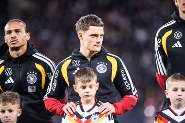 LEIPZIG, GERMANY - 17 Kasım 2025: Florian Wirtz - Dünya Kupası 2026 ön eleme karşılaşması Almanya ile Slovakya arasında Red Bull Arena 'da.