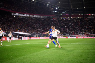 LEIPZIG, GERMANY - 17 Kasım 2025: Florian Wirtz - Dünya Kupası 2026 ön eleme karşılaşması Almanya ile Slovakya arasında Red Bull Arena 'da.