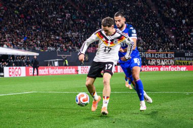 LEIPZIG, GERMANY - 17 Kasım 2025: Florian Wirtz - Dünya Kupası 2026 ön eleme karşılaşması Almanya ile Slovakya arasında Red Bull Arena 'da.