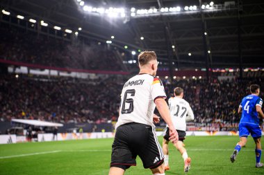 LEIPZIG, GERMANY - 17 Kasım 2025: Joshua Kimmich - Dünya Kupası 2026 ön eleme karşılaşması Almanya ile Slovakya arasında Red Bull Arena 'da.