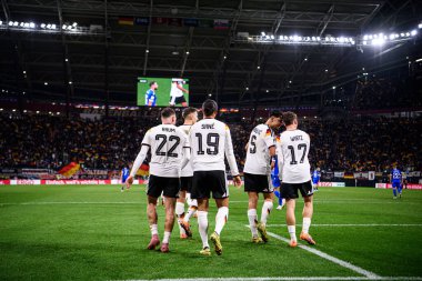 LEIPZIG, GERMANY - 17 Kasım 2025: - 2026 Dünya Kupası eleme karşılaşması Almanya ile Slovakya arasında Red Bull Arena 'da.