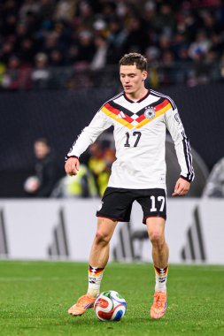 LEIPZIG, GERMANY - 17 Kasım 2025: Florian Wirtz - Dünya Kupası 2026 ön eleme karşılaşması Almanya ile Slovakya arasında Red Bull Arena 'da.