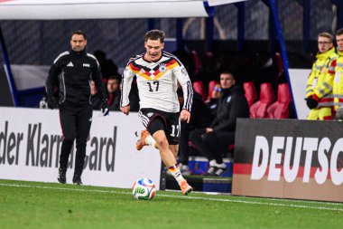 LEIPZIG, GERMANY - 17 Kasım 2025: Florian Wirtz - Dünya Kupası 2026 ön eleme karşılaşması Almanya ile Slovakya arasında Red Bull Arena 'da.