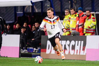 LEIPZIG, GERMANY - 17 Kasım 2025: Florian Wirtz - Dünya Kupası 2026 ön eleme karşılaşması Almanya ile Slovakya arasında Red Bull Arena 'da.