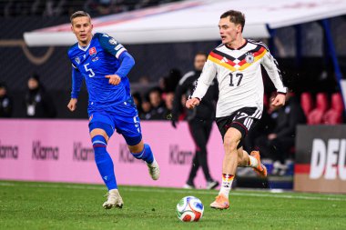 LEIPZIG, GERMANY - 17 Kasım 2025: Florian Wirtz - Dünya Kupası 2026 ön eleme karşılaşması Almanya ile Slovakya arasında Red Bull Arena 'da.
