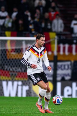 LEIPZIG, GERMANY - 17 Kasım 2025: Leon Goretzka - Dünya Kupası 2026 ön eleme karşılaşması Almanya ile Slovakya arasında Red Bull Arena 'da.