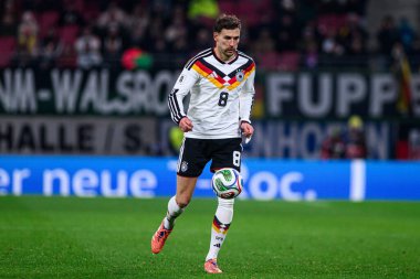 LEIPZIG, GERMANY - 17 Kasım 2025: Leon Goretzka - Dünya Kupası 2026 ön eleme karşılaşması Almanya ile Slovakya arasında Red Bull Arena 'da.