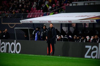 LEIPZIG, GERMANY - 17 Kasım 2025: Koç, Julian Nagelsmann - Dünya Kupası 2026 ön eleme karşılaşması Almanya ile Slovakya arasında Red Bull Arena 'da.