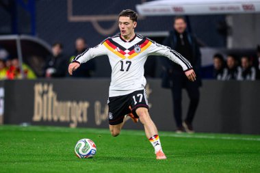 LEIPZIG, GERMANY - 17 Kasım 2025: Florian Wirtz - Dünya Kupası 2026 ön eleme karşılaşması Almanya ile Slovakya arasında Red Bull Arena 'da.