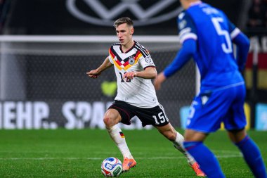 LEIPZIG, GERMANY - 17 Kasım 2025: Nico Schlotterbeck - Dünya Kupası 2026 ön eleme maçı Almanya ile Slovakya arasında Red Bull Arena 'da.