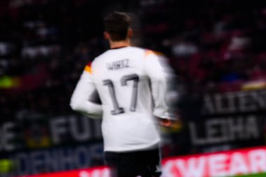 LEIPZIG, GERMANY - 17 Kasım 2025: Florian Wirtz - Dünya Kupası 2026 ön eleme karşılaşması Almanya ile Slovakya arasında Red Bull Arena 'da.