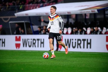 LEIPZIG, GERMANY - 17 Kasım 2025: Florian Wirtz - Dünya Kupası 2026 ön eleme karşılaşması Almanya ile Slovakya arasında Red Bull Arena 'da.