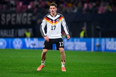 LEIPZIG, GERMANY - 17 Kasım 2025: Florian Wirtz - Dünya Kupası 2026 ön eleme karşılaşması Almanya ile Slovakya arasında Red Bull Arena 'da.