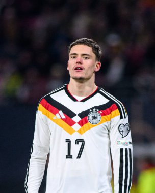 LEIPZIG, GERMANY - 17 Kasım 2025: Florian Wirtz - Dünya Kupası 2026 ön eleme karşılaşması Almanya ile Slovakya arasında Red Bull Arena 'da.