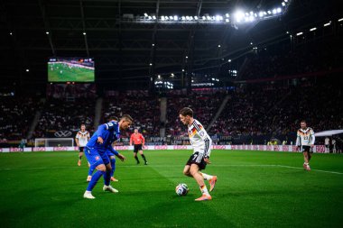LEIPZIG, GERMANY - 17 Kasım 2025: Florian Wirtz - Dünya Kupası 2026 ön eleme karşılaşması Almanya ile Slovakya arasında Red Bull Arena 'da.