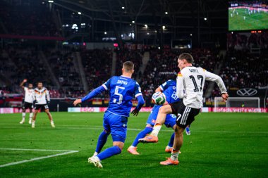 LEIPZIG, GERMANY - 17 Kasım 2025: Florian Wirtz - Dünya Kupası 2026 ön eleme karşılaşması Almanya ile Slovakya arasında Red Bull Arena 'da.