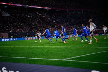 LEIPZIG, GERMANY - 17 Kasım 2025: Ridle Baku - Dünya Kupası 2026 ön eleme karşılaşması Almanya ile Slovakya arasında Red Bull Arena 'da.