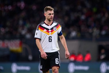 LEIPZIG, GERMANY - 17 Kasım 2025: Joshua Kimmich - Dünya Kupası 2026 ön eleme karşılaşması Almanya ile Slovakya arasında Red Bull Arena 'da.