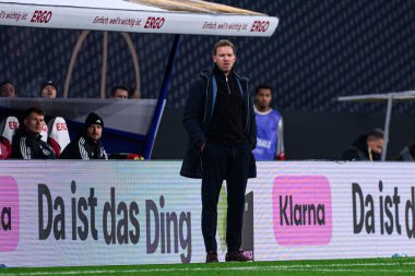 LEIPZIG, GERMANY - 17 Kasım 2025: Koç, Julian Nagelsmann - Dünya Kupası 2026 ön eleme karşılaşması Almanya ile Slovakya arasında Red Bull Arena 'da.