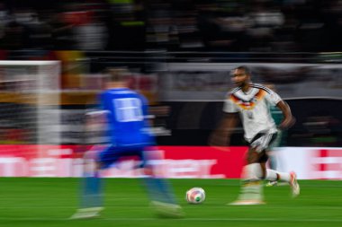 LEIPZIG, GERMANY - 17 Kasım 2025: Jonathan Tah - Dünya Kupası 2026 ön eleme maçı Almanya ile Slovakya arasında Red Bull Arena 'da.