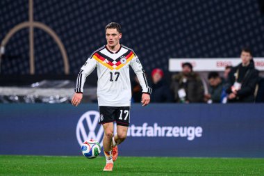 LEIPZIG, GERMANY - 17 Kasım 2025: Florian Wirtz - Dünya Kupası 2026 ön eleme karşılaşması Almanya ile Slovakya arasında Red Bull Arena 'da.