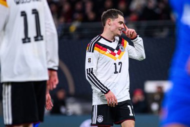 LEIPZIG, GERMANY - 17 Kasım 2025: Florian Wirtz - Dünya Kupası 2026 ön eleme karşılaşması Almanya ile Slovakya arasında Red Bull Arena 'da.