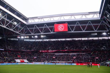 DÜKSELDORF, GERMANY - 22 Kasım 2025: - Futbol maçı Bundesliga 2 Fortuna Duesseldorf - 1. Merkur Spiel Arena 'daki FC Magdeburg.
