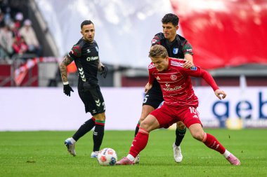 DUSSELDORF, GERMANY - 22 Kasım 2025: Christian Rasmussen - Futbol maçı Bundesliga 2 Fortuna Duesseldorf - 1. Merkur Spiel Arena 'daki FC Magdeburg.