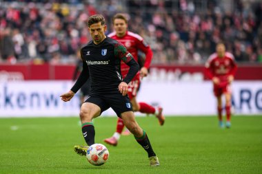 DÜKSELDORF, GERMANY - 22 Kasım 2025: - Futbol maçı Bundesliga 2 Fortuna Duesseldorf - 1. Merkur Spiel Arena 'daki FC Magdeburg.