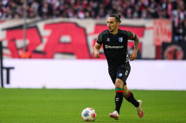 DÜKSELDORF, GERMANY - 22 Kasım 2025: - Futbol maçı Bundesliga 2 Fortuna Duesseldorf - 1. Merkur Spiel Arena 'daki FC Magdeburg.