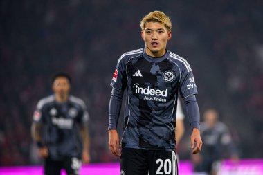 COLOGNE, GERMANY - 22 NOVEMBER, 2025: Ritsu Doan - 1.FC Koeln-SG Eintracht Frankfurt maçı Rhein Energie Stadion 'da.