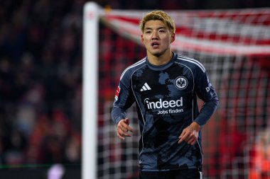 COLOGNE, GERMANY - 22 NOVEMBER, 2025: Ritsu Doan - 1.FC Koeln-SG Eintracht Frankfurt maçı Rhein Energie Stadion 'da.