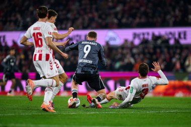 COLOGNE, GERMANY - 22 Kasım 2025: - Rhein Enerji Stadyumu 'nda Bundesliga 1.FC Koeln-SG Eintracht Frankfurt maçı.