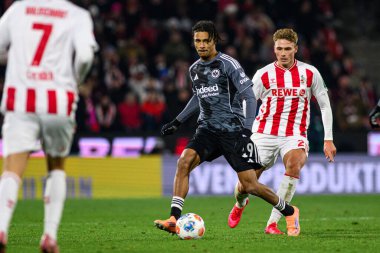COLOGNE, GERMANY - 22 NOVEMBER, 2025: Jean Matteo Bahoya - Bundesliga 1.FC Koeln-SG Eintracht Frankfurt maçı Rhein Energie Stadion 'da.
