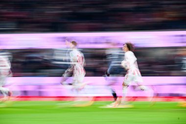 COLOGNE, GERMANY - 22 Kasım 2025: - Rhein Enerji Stadyumu 'nda Bundesliga 1.FC Koeln-SG Eintracht Frankfurt maçı.