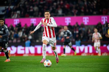 COLOGNE, GERMANY - 22 NOVEMBER, 2025: El Mala - 1.FC Koeln-SG Eintracht Frankfurt maçı Rhein Energie Stadion 'da.