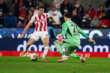 COLOGNE, GERMANY - 22 NOVEMBER, 2025: Jakub Kaminski - 1.FC Koeln-SG Eintracht Frankfurt maçı Rhein Energie Stadion 'da.