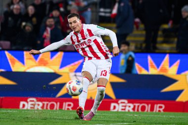 COLOGNE, GERMANY - 22 NOVEMBER, 2025: El Mala - 1.FC Koeln-SG Eintracht Frankfurt maçı Rhein Energie Stadion 'da.