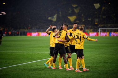 DORTMUND, GERMANY - 25 NOVEMBER, 2025: Serhou Guirassy - UEFA Şampiyonlar Ligi maçı Borussia Dortmund 'a karşı Signal Iduna Park' ta Villarreal CF.