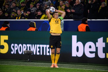 DORTMUND, GERMANY - 25 NOVEMBER, 2025: Nico Schlotterbeck - UEFA Şampiyonlar Ligi maçı Borussia Dortmund 'a karşı Signal Iduna Park' ta Villarreal CF.