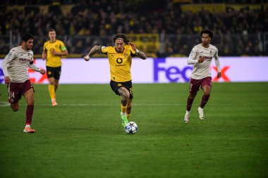 DORTMUND, GERMANY - 25 Kasım 2025: Fabio Silva - UEFA Şampiyonlar Ligi maçı Borussia Dortmund 'a karşı Signal Iduna Park' ta Villarreal CF.