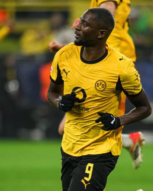 DORTMUND, GERMANY - 25 NOVEMBER, 2025: Serhou Guirassy - UEFA Şampiyonlar Ligi maçı Borussia Dortmund 'a karşı Signal Iduna Park' ta Villarreal CF.
