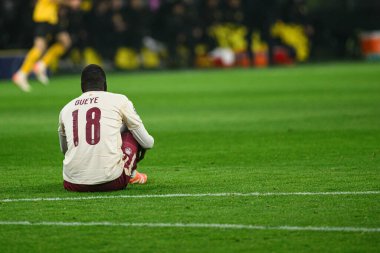 DORTMUND, GERMANY - 25 Kasım 2025: Pape Gueye - UEFA Şampiyonlar Ligi maçı Borussia Dortmund - Villarreal CF.